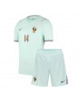 Francie Adrien Rabiot #14 Venkovní dres pro děti MS 2026 Krátký Rukáv (+ trenýrky)